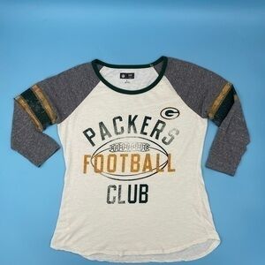 NFL PACKERS Football Graphic Long-Sleeve Tee